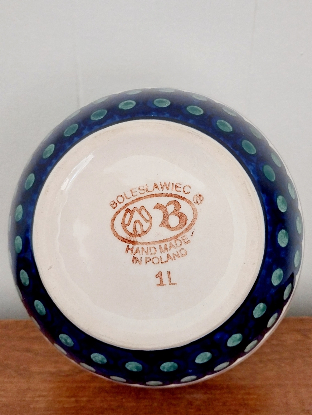 Polish Pottery Strawberry Bowl - Picture 5 of 5